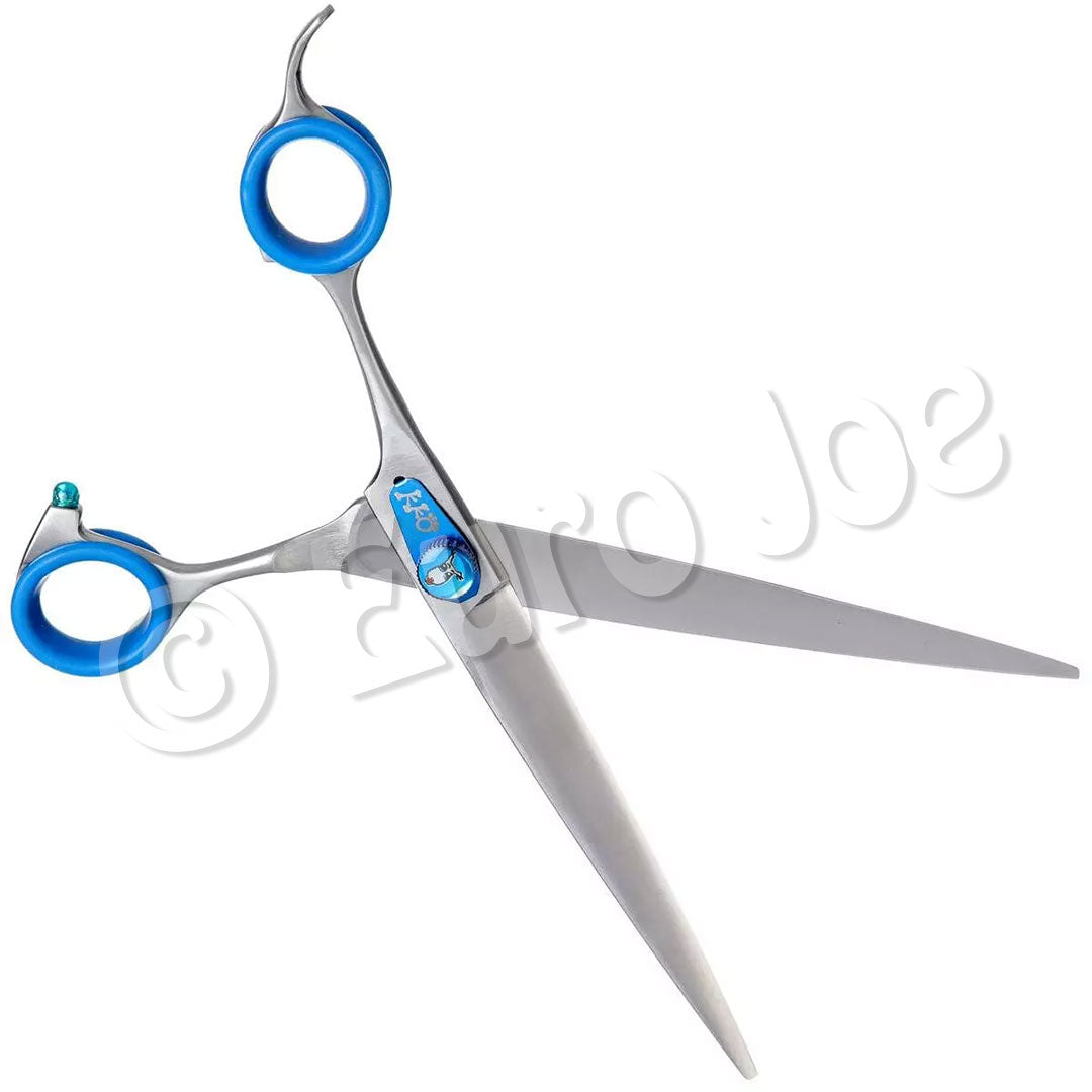 Groom Professional Blue Quartz Ciseaux Droits Gauchers 7,5″