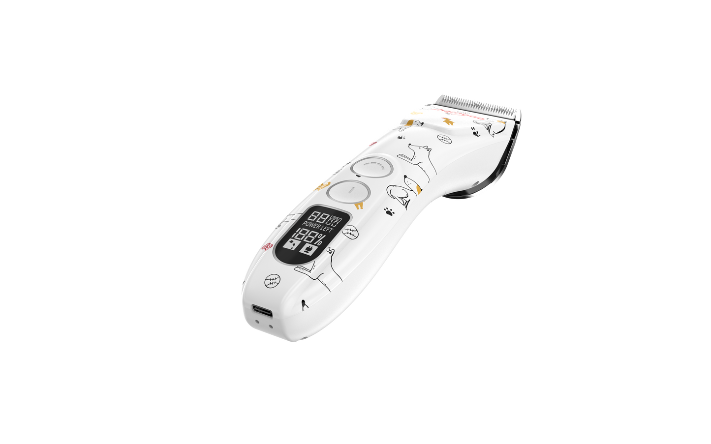 Shernbao professionele 5-in-1 tondeuse voor honden en katten