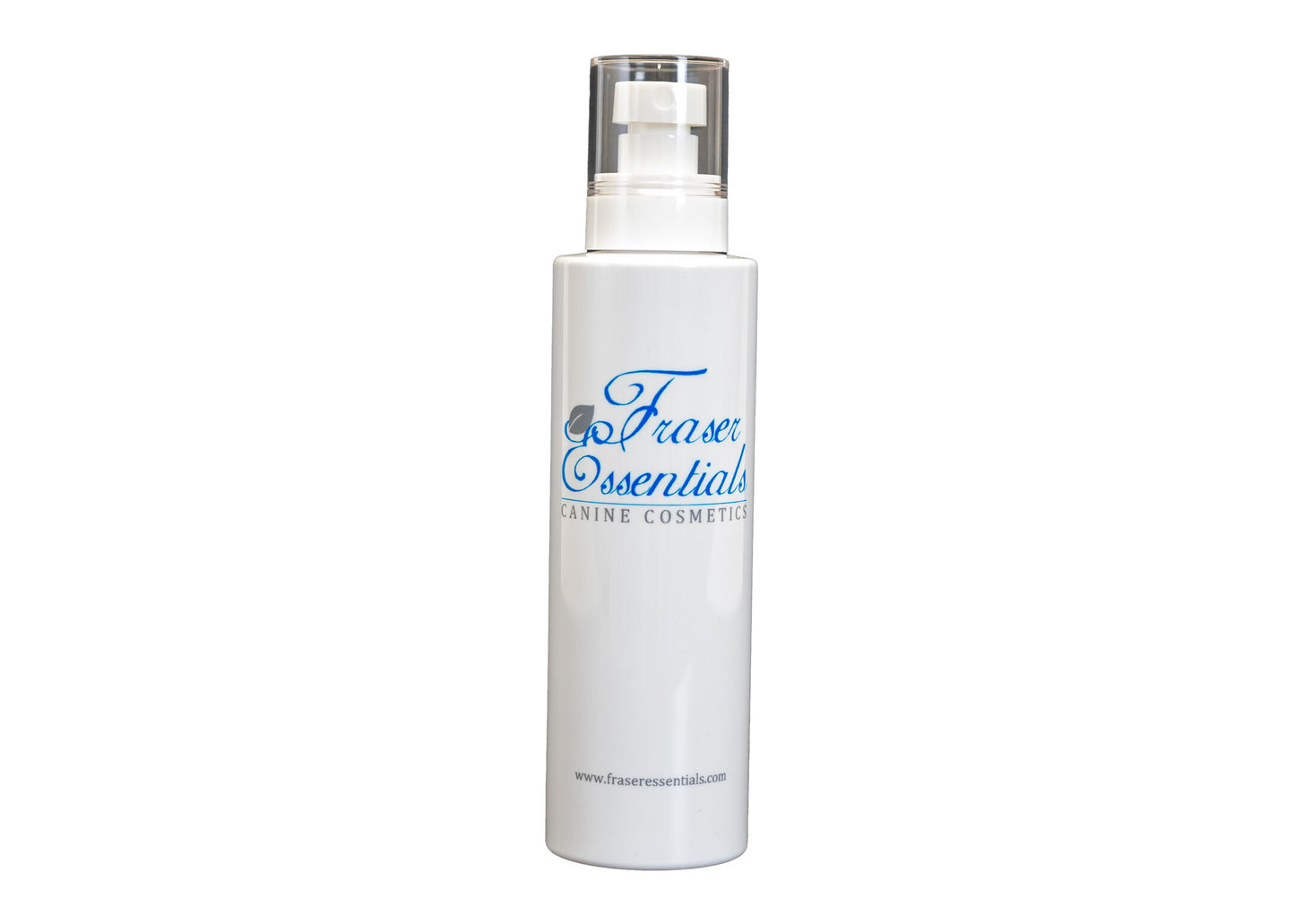 Fraser Essentials fine mist spray bottle 250 ml witte sprayfles met logo