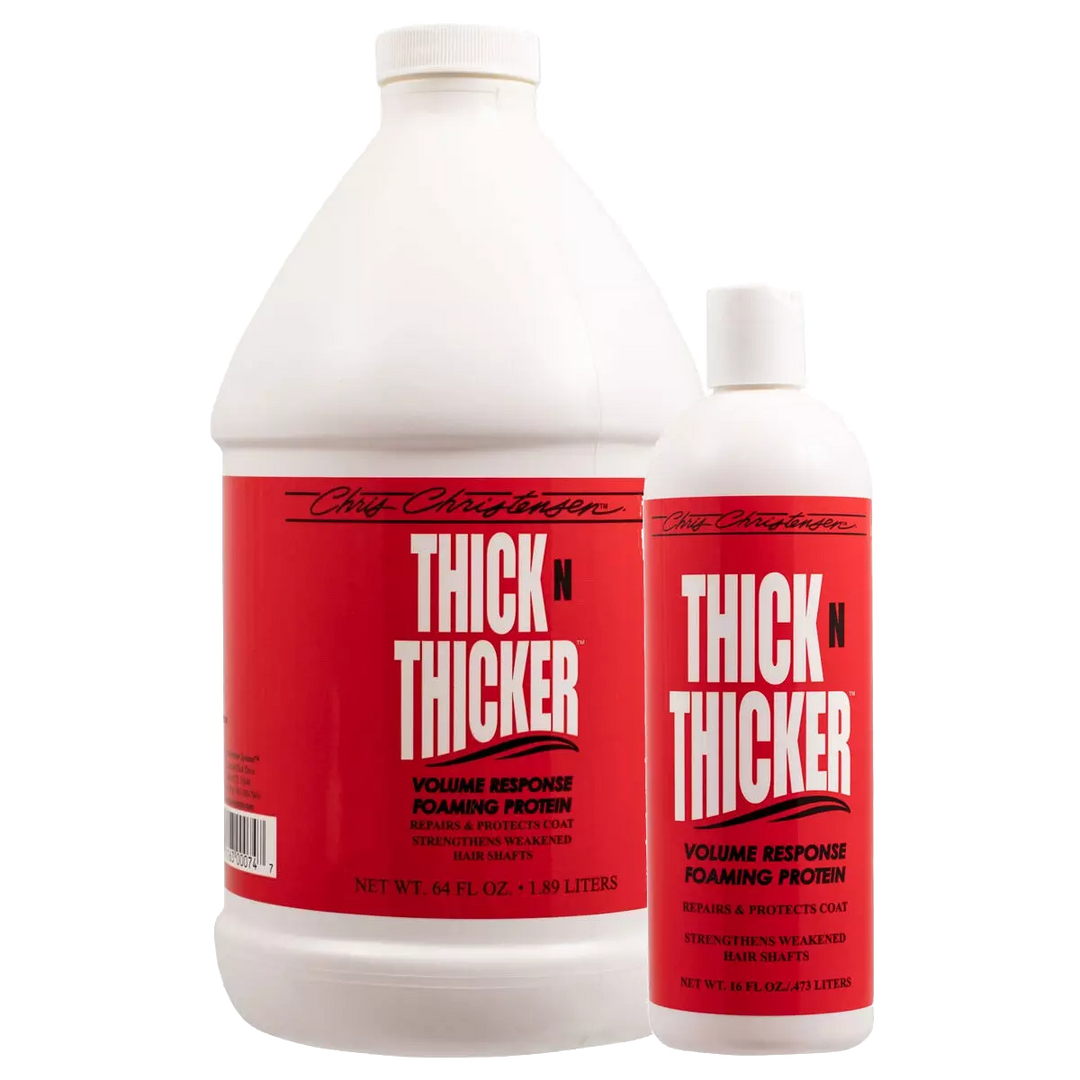 Chris Christensen Thick N Thicker foaming protein volume behandeling voor vachtversterking