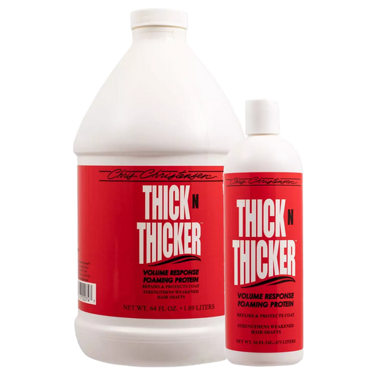 Chris Christensen Thick N Thicker foaming protein volume behandeling voor vachtversterking