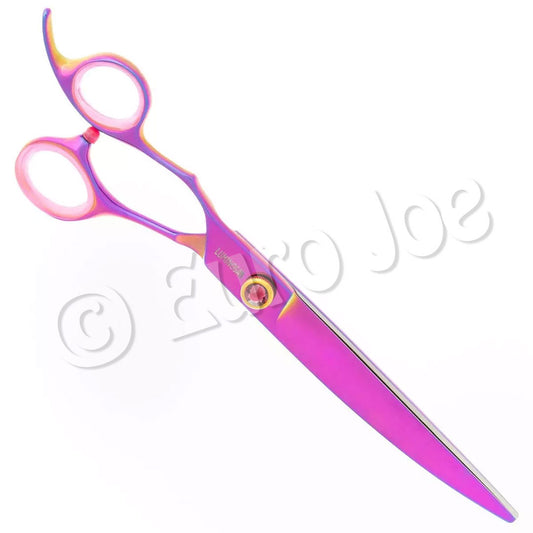 Groom Professional Luminosa 6,5 inch super gebogen schaar met regenboogcoating