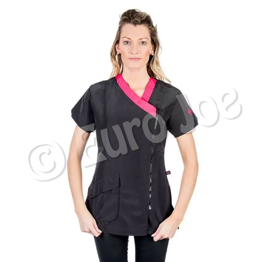 Groom Professional trim shirt met ritssluiting en logo voor trimsalons