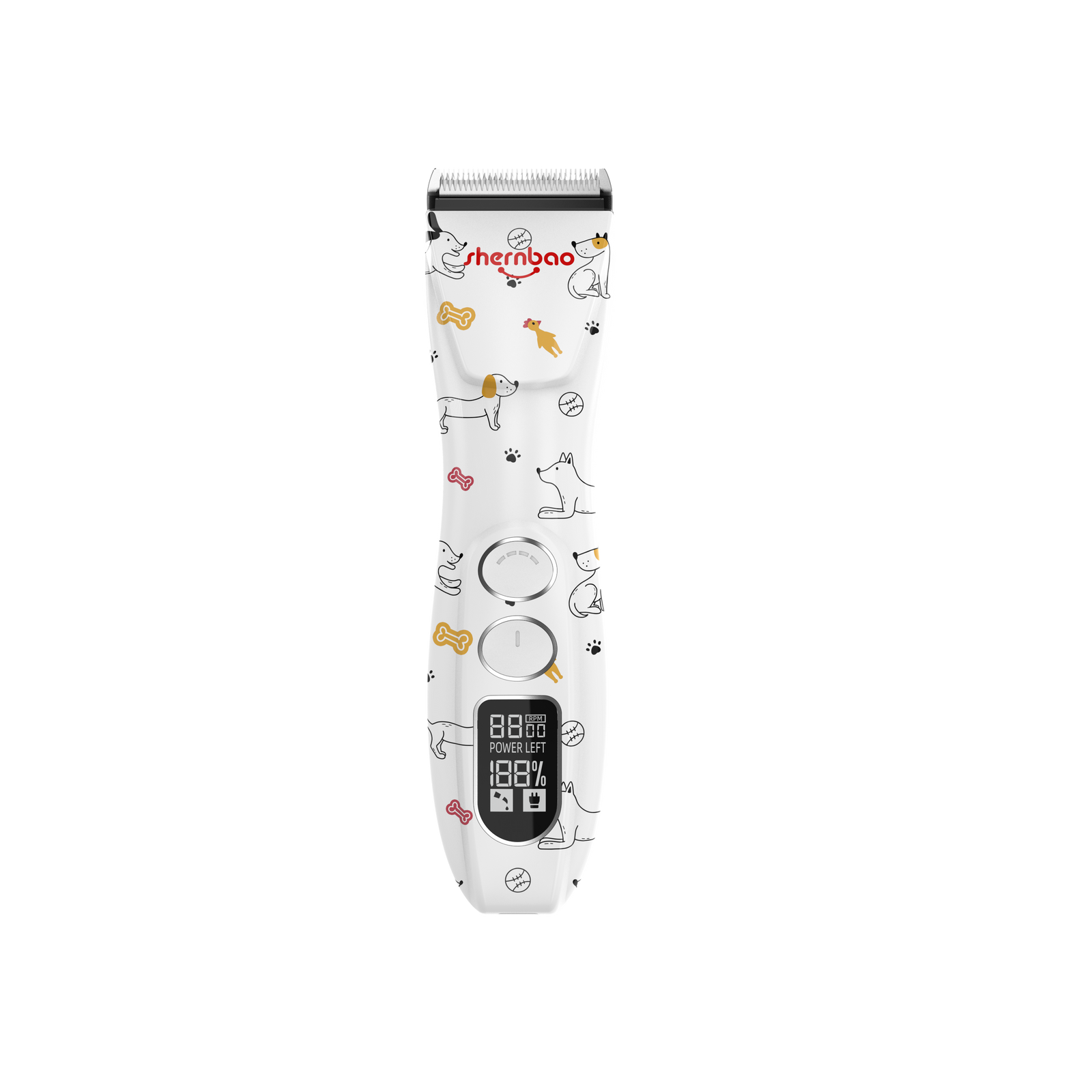 Shernbao professionele 5-in-1 tondeuse voor honden en katten