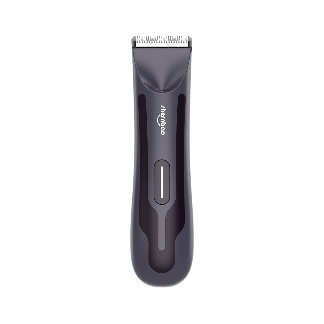 Shernbao mini tondeuse met LED-spotlicht en dunne scheerkop