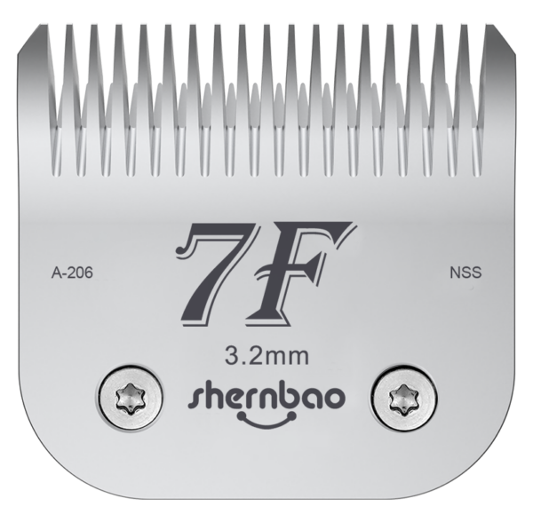 Shernbao keramische scheerkop 7F met titaniumcoating voor grooming