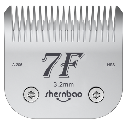 Shernbao keramische scheerkop 7F met titaniumcoating voor grooming
