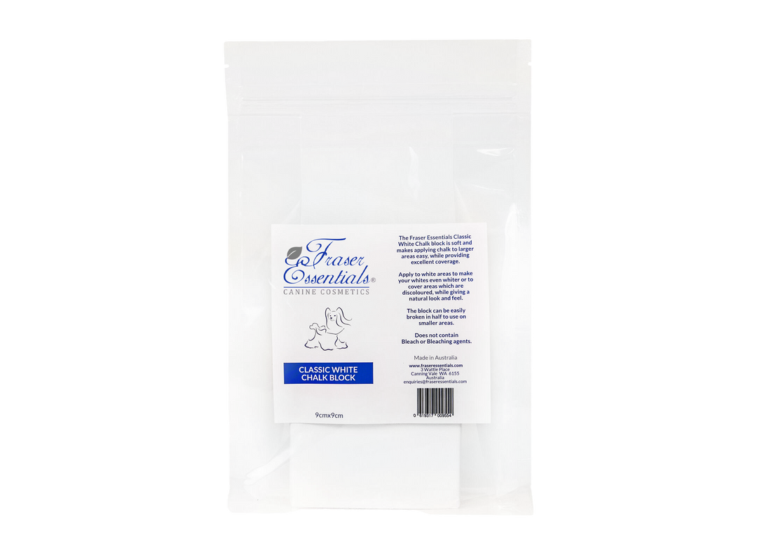 Fraser Essentials Classic White Chalk Powder krijtpoeder voor witte vacht en showafwerking