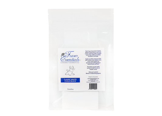 Fraser Essentials Classic White Chalk Block twin pack krijtblokken voor witte vacht en showafwerking