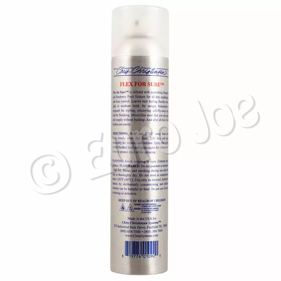 Chris Christensen Flex For Sure vormbare knipspray met lichte hold