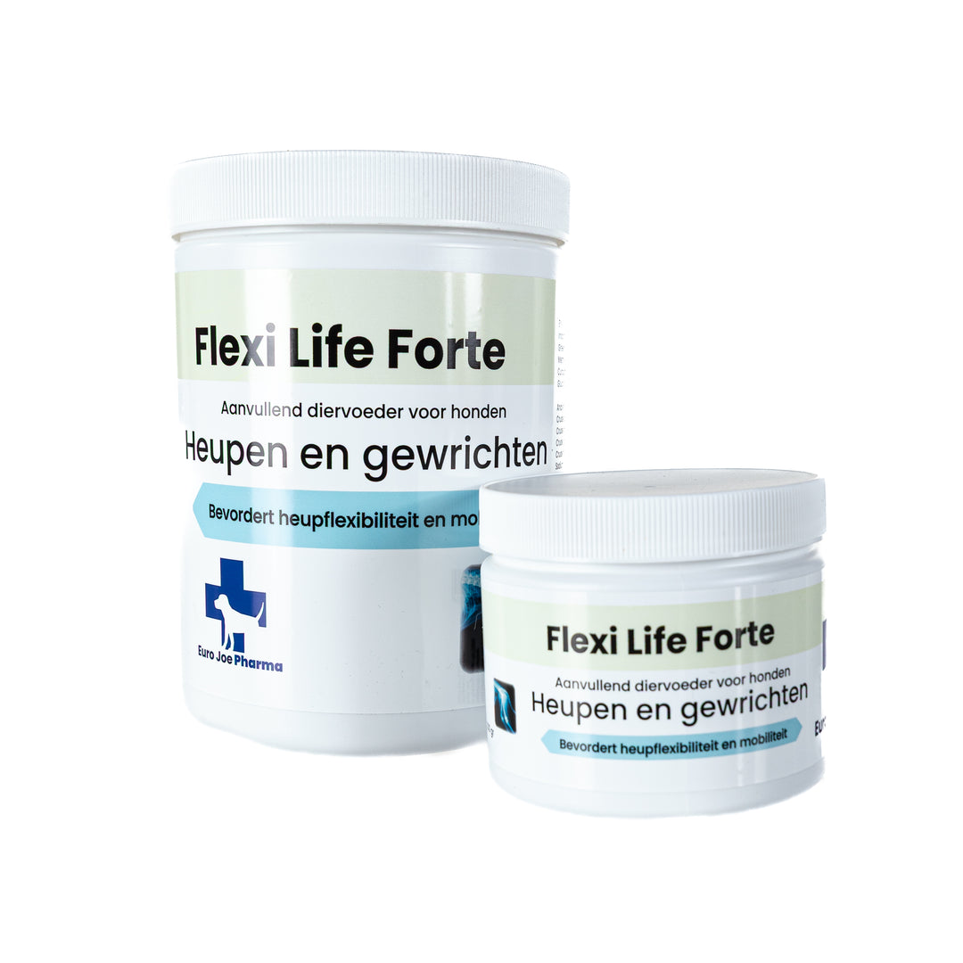 Flexi Life Forte poeder voor extra krachtige ondersteuning van gewrichten bij dieren