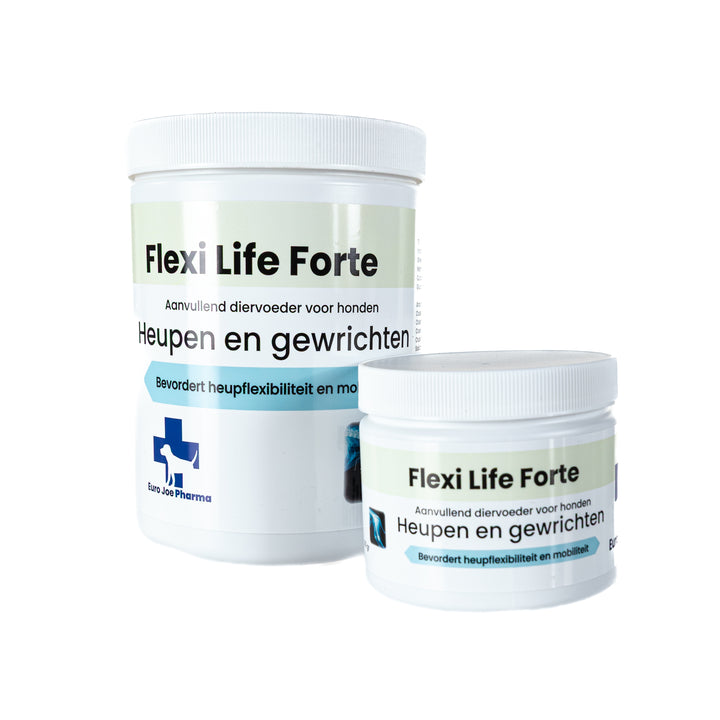 Flexi Life Forte poeder voor extra krachtige ondersteuning van gewrichten bij dieren