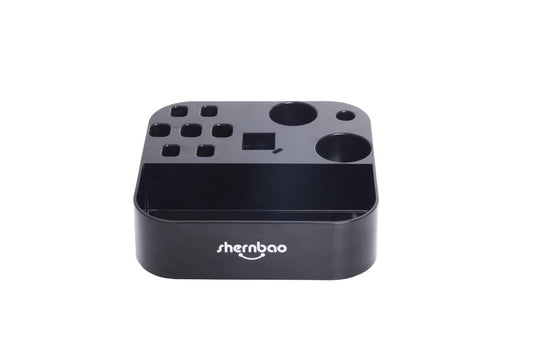 Shernbao verzamelbakje voor trimtafel met schaar- en tondeusehouders