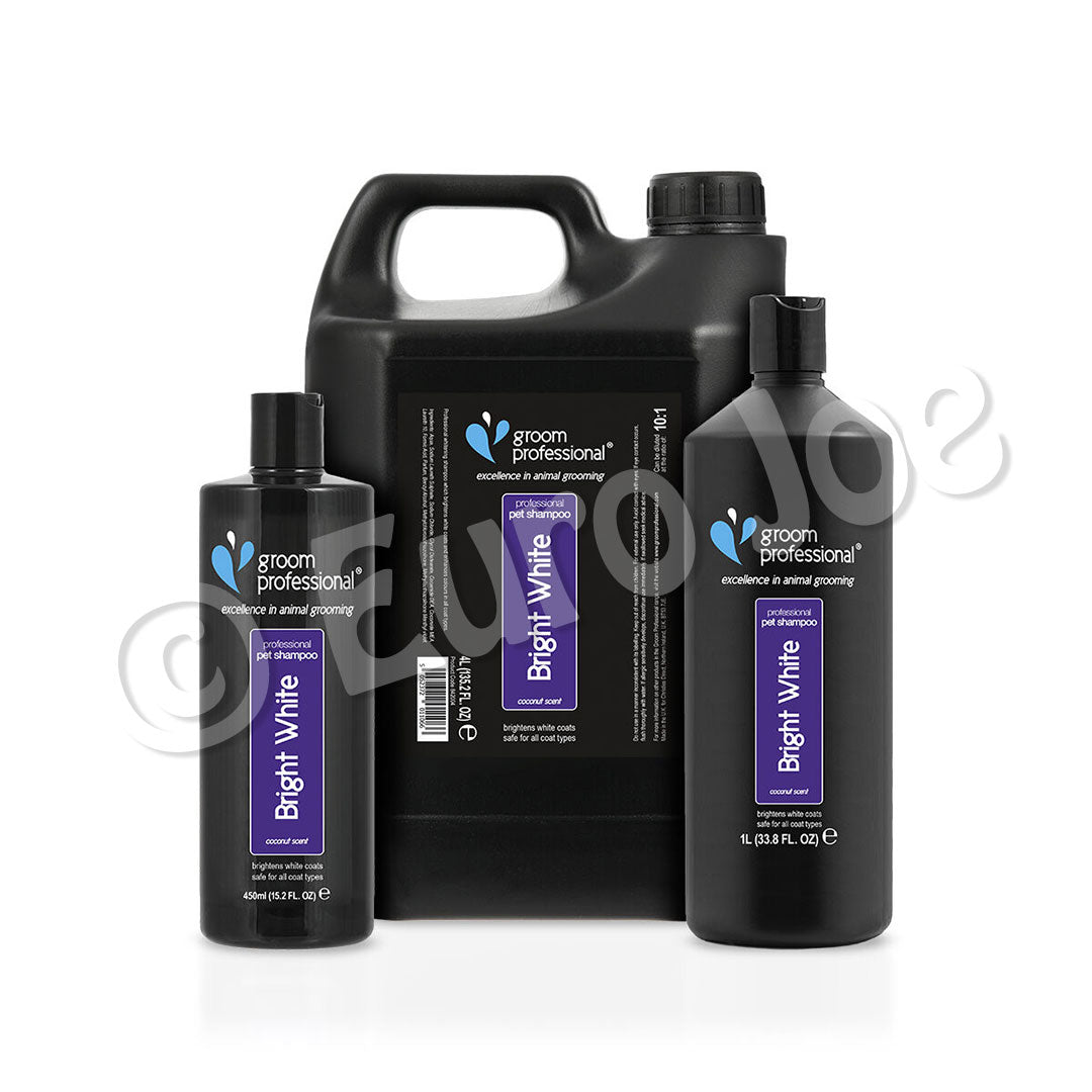 Groom Professional Bright White shampoo witmakend