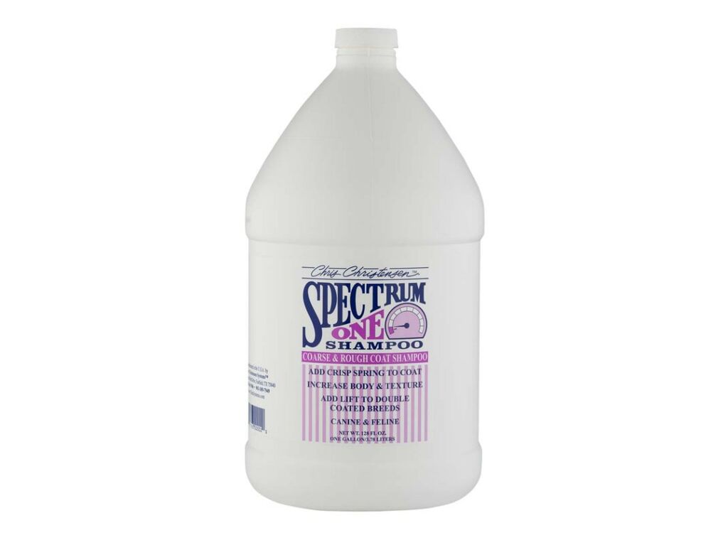 Chris Christensen Spectrum One Shampoo pour Pelage Grossier & Rugueux