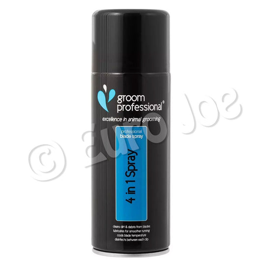 Groom Professional 4-in-1 Clipper Spray 400 ml voor onderhoud van tondeusemesjes