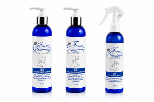 Fraser Essentials – BIG Volumising Shampoo, Conditioner & Spray Bundel