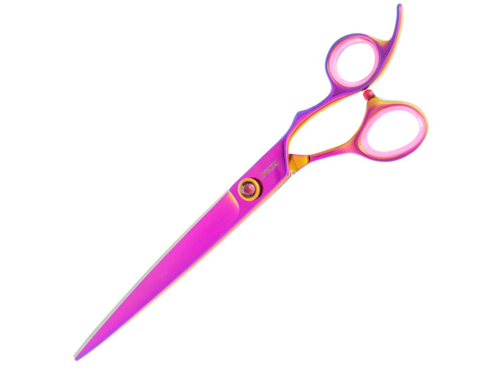 Groom Professional Luminosa rechte schaar 8 inch met regenboogcoating