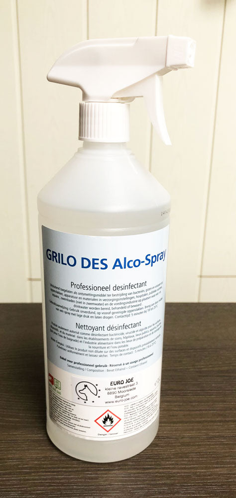 Ontsmettingsmiddel op basis van ethanol voor professioneel gebruik