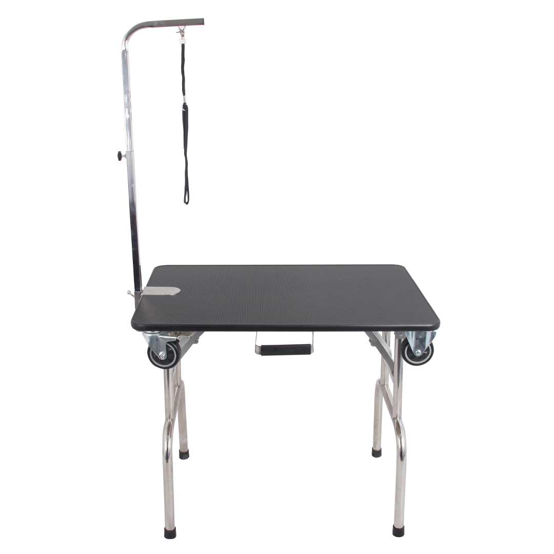 Shernbao opvouwbare honden trimtafel met wielen voor shows en reizen